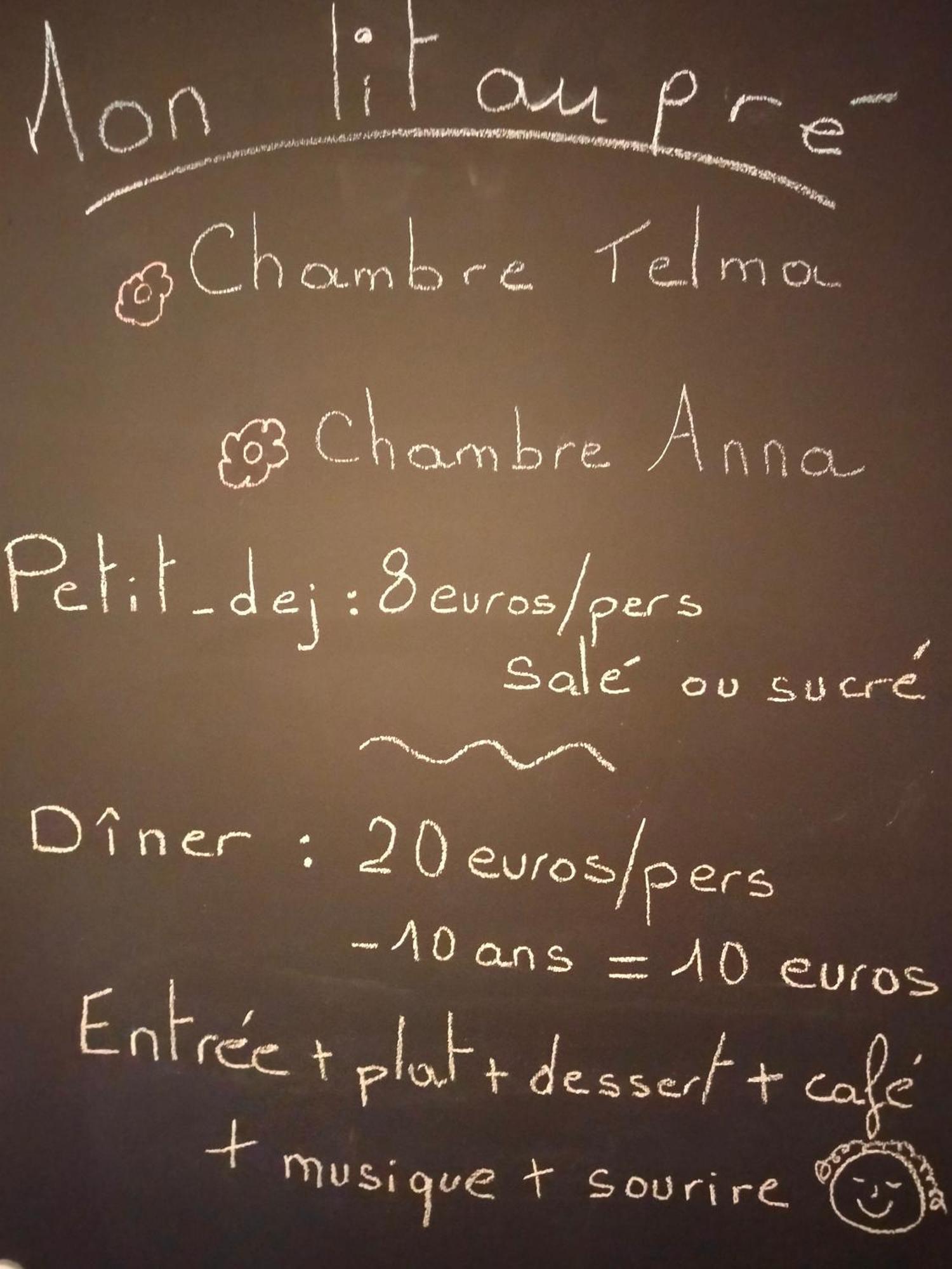 Chambre Telma 2 Pers Avec Piscine "Mon Lit Au Pre" Couples Ou Femmes Seulement Pontours Luaran gambar