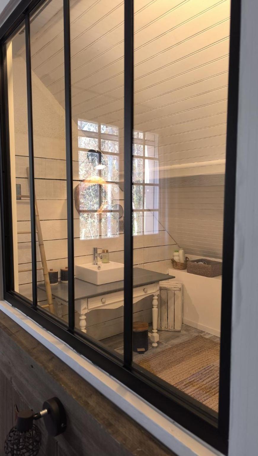 Chambre Telma 2 Pers Avec Piscine "Mon Lit Au Pre" Couples Ou Femmes Seulement Pontours Luaran gambar